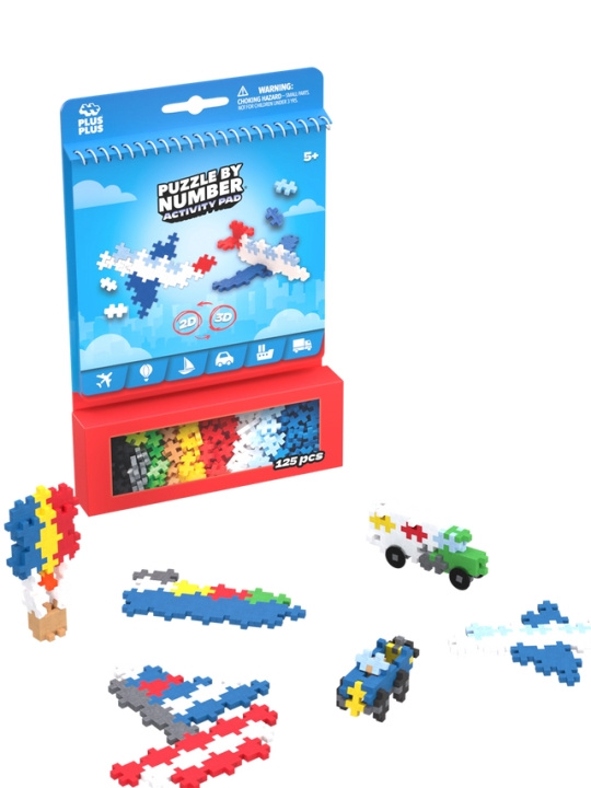 Plus Plus Activiteitenblok - Vervoer - (3990) in de groep SPEELGOED, KINDER- & BABYPRODUCTEN / Speelgoed / Speelset bij TP E-commerce Nordic AB (D15532)