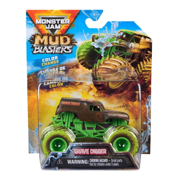 Monster Jam 1:64 Mud Blasters - Grave Digger in de groep SPEELGOED, KINDER- & BABYPRODUCTEN / Speelgoed / Speelgoedauto\'s bij TP E-commerce Nordic AB (D15560)