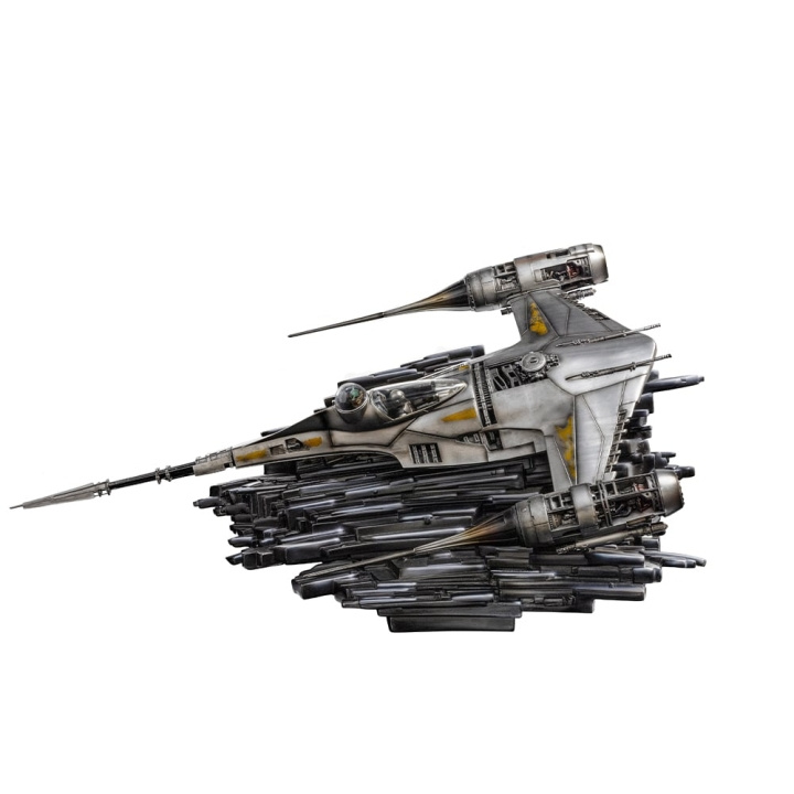 Star Wars Star War - Mando\'s N-1 Starfighter Standbeeld Demi Scale 1/20 in de groep SPORT, VRIJE TIJD & HOBBY / Leuke dingen / Verzamelobjecten bij TP E-commerce Nordic AB (D15589)