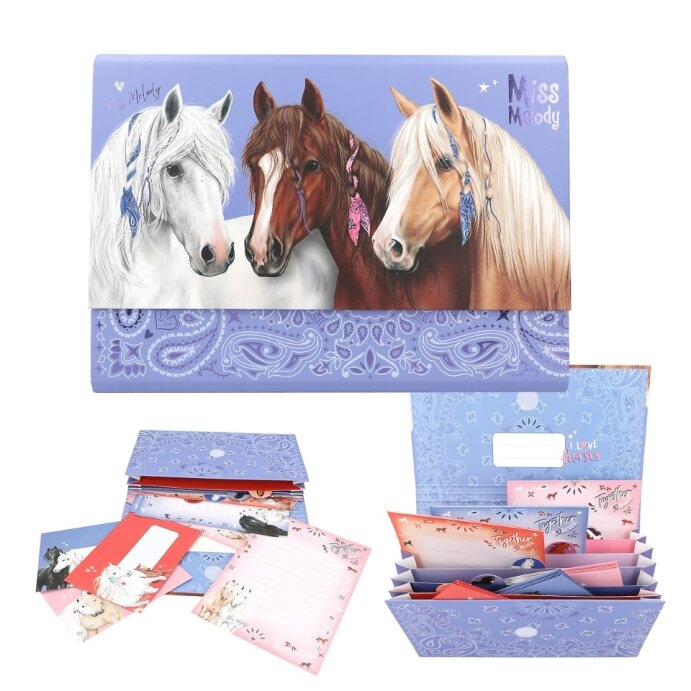 Miss Melody letterset met register BANDANA ( 0412934 ) in de groep SPEELGOED, KINDER- & BABYPRODUCTEN / Speelgoed / Ambachten bij TP E-commerce Nordic AB (D15591)