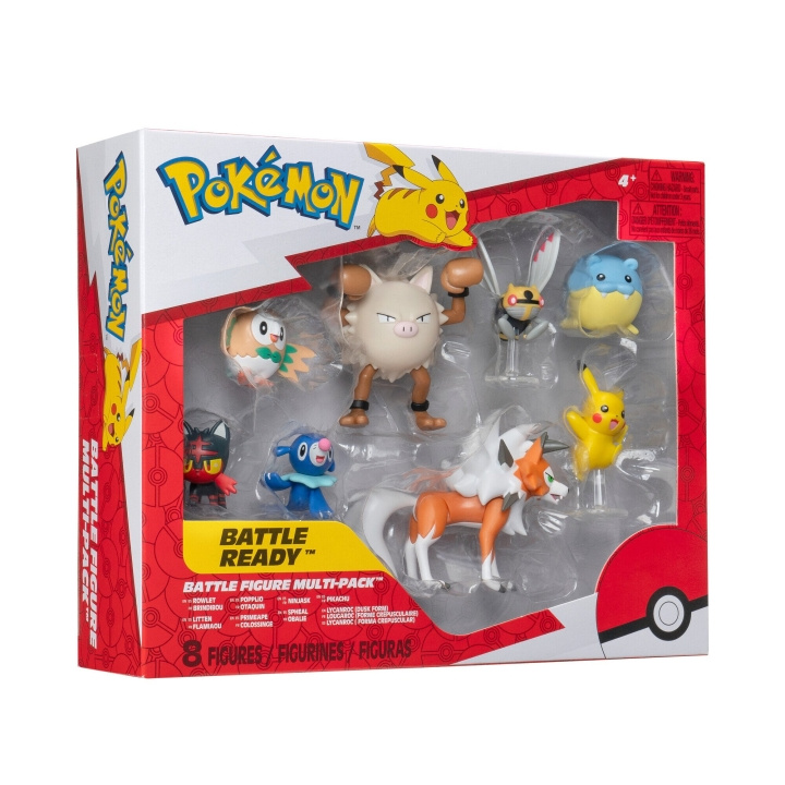 Pokémon Slag Figuur 8 Pk (PKW3616) in de groep SPEELGOED, KINDER- & BABYPRODUCTEN / Spelletje / Kaartspel bij TP E-commerce Nordic AB (D15634)