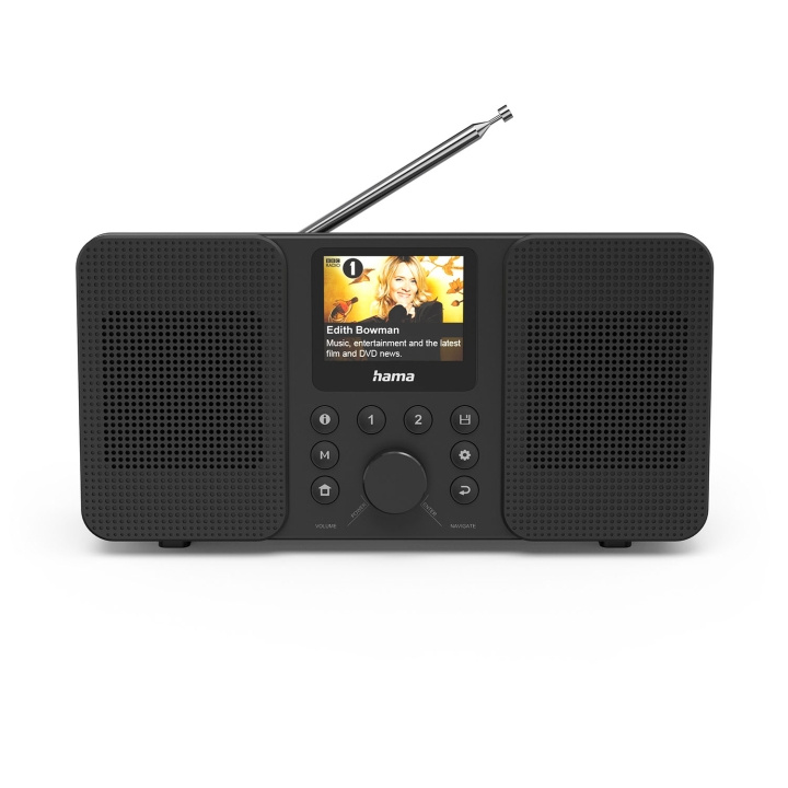 Hama Radio DAB+ FM Internet DIR10 Bluetooth Black in de groep HOME ELECTRONICS / Audio & Beeld / Thuisbioscoop, Hifi en Draagbaar / Radio & Wekkers / Draadloze audiozender bij TP E-commerce Nordic AB (D15804)
