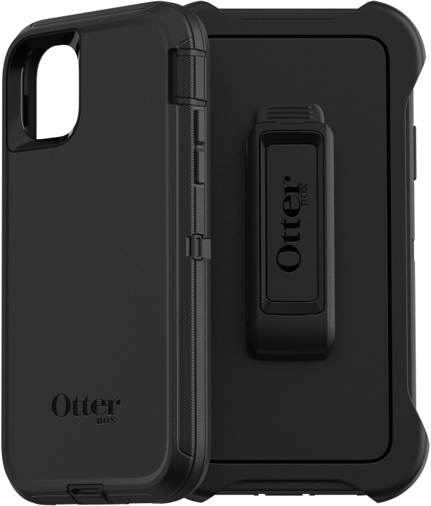 Otterbox Defender beschermhoes, Apple iPhone 11, zwart in de groep SMARTPHONE & TABLETS / Mobielbescherming / Apple / Lippenstift bij TP E-commerce Nordic AB (D15899)
