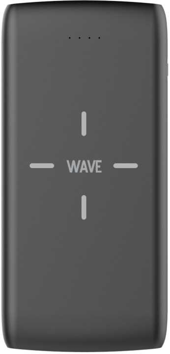 Wave QiPower reservevoeding, 10.000 mAh, zwart in de groep SMARTPHONE & TABLETS / Opladers & Kabels / Powerbanks bij TP E-commerce Nordic AB (D15903)