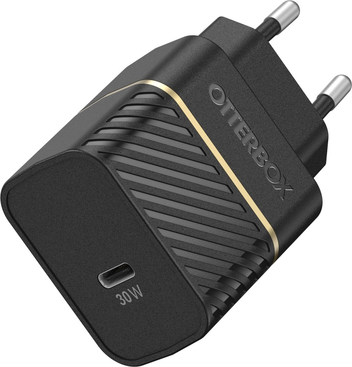 Otterbox 30 W snellader, USB-C, zwart in de groep SMARTPHONE & TABLETS / Opladers & Kabels / Wandoplader / Wandoplader Type C bij TP E-commerce Nordic AB (D15959)