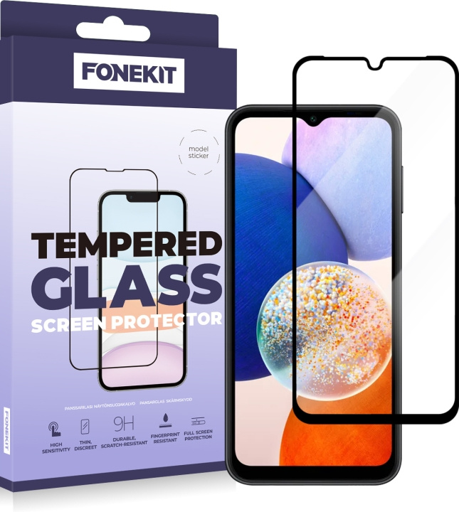 FoneKit Volledig hoesje, Samsung Galaxy A15, zwart in de groep SMARTPHONE & TABLETS / Mobielbescherming / Samsung bij TP E-commerce Nordic AB (D16253)