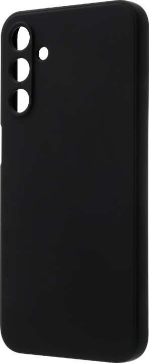 Wave Soft Touch siliconen beschermer, Samsung Galaxy A15, Zwart in de groep SMARTPHONE & TABLETS / Mobielbescherming / Samsung bij TP E-commerce Nordic AB (D16257)