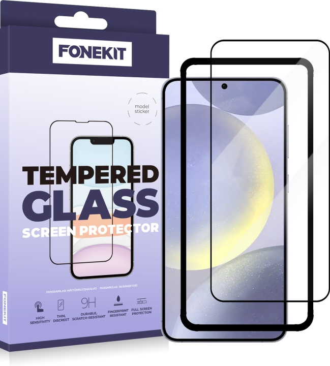 FoneKit Volledige hoes, Samsung Galaxy S24+, zwart in de groep SMARTPHONE & TABLETS / Mobielbescherming / Samsung bij TP E-commerce Nordic AB (D16264)