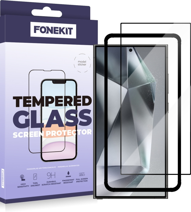 FoneKit Volledige hoes, Samsung Galaxy S24 Ultra, zwart in de groep SMARTPHONE & TABLETS / Mobielbescherming / Samsung bij TP E-commerce Nordic AB (D16265)