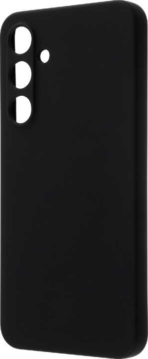 Wave Soft Touch Silicone Beschermer, Samsung Galaxy A55 5G, Zwart in de groep SMARTPHONE & TABLETS / Mobielbescherming / Samsung bij TP E-commerce Nordic AB (D16362)