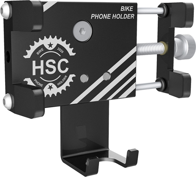 FoneKit Aluminium fietsdrager, zwart in de groep SPORT, VRIJE TIJD & HOBBY / Sportuitrusting / Fietsaccessoires bij TP E-commerce Nordic AB (D16392)