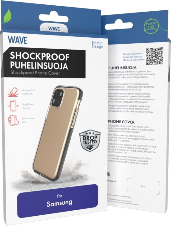 Wave Schokbestendige beschermhoes, Samsung Galaxy A13 5G / A04s, transparant in de groep SMARTPHONE & TABLETS / Mobielbescherming / Samsung bij TP E-commerce Nordic AB (D16413)