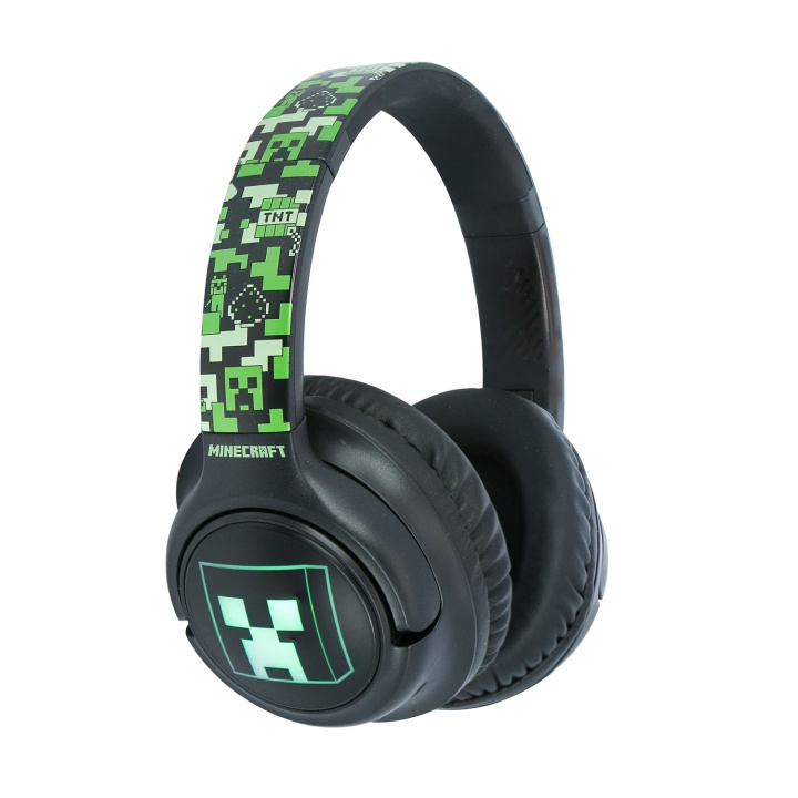 MINECRAFT Hörlur Minecraft Led Light Sharing Aux Over-Ear Trådlös in de groep HOME ELECTRONICS / Audio & Beeld / Koptelefoon & Accessoires / Koptelefoon bij TP E-commerce Nordic AB (D16447)