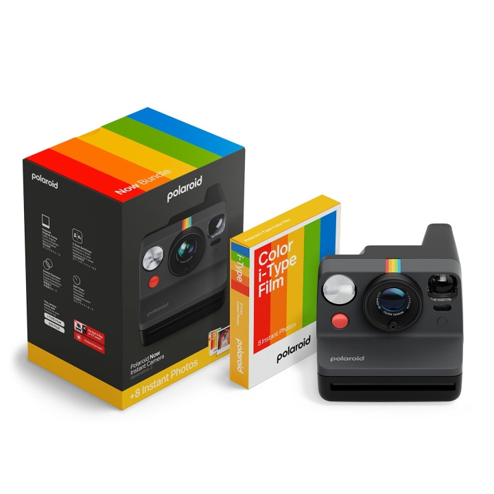 Polaroid Kamera Now Generation 3 E-Box Omedelbar Svart in de groep HOME ELECTRONICS / Foto & Video / Camera\'s bij TP E-commerce Nordic AB (D16466)