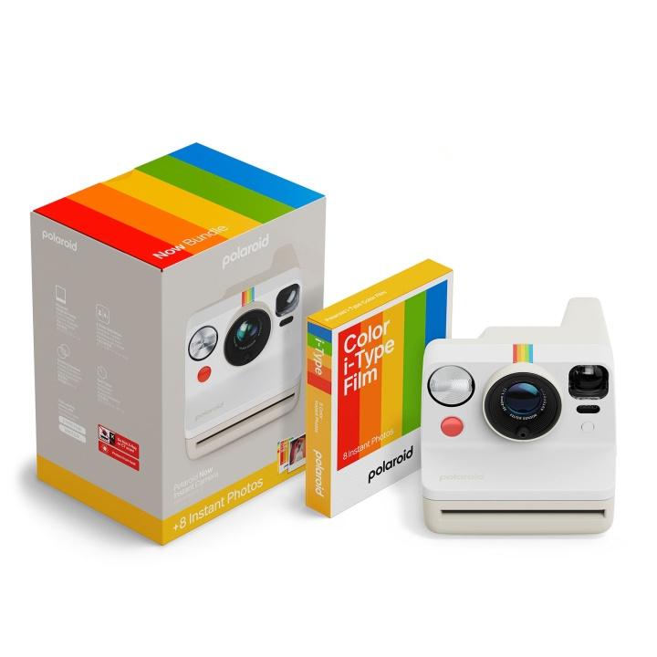 Polaroid Kamera Now Generation 3 E-Box Omedelbar Pebble Vit in de groep HOME ELECTRONICS / Foto & Video / Camera\'s bij TP E-commerce Nordic AB (D16467)