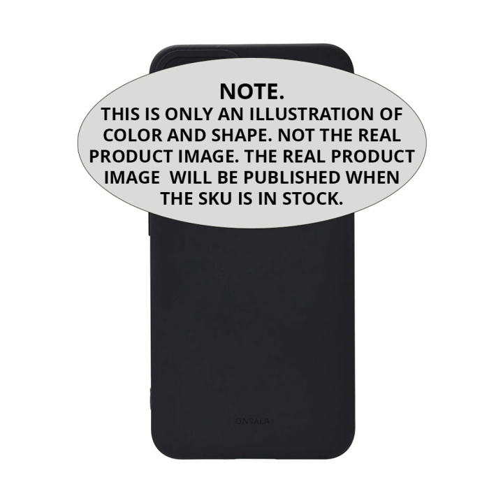 Onsala Mobilskal Samsung S25 Edge Baksida med Silikonkänsla Återvunnen Svart in de groep SMARTPHONE & TABLETS / Mobielbescherming / Samsung bij TP E-commerce Nordic AB (D16472)