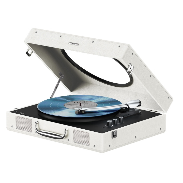 MIXX Vinylskivspelare Revival 65 Stereo Cream in de groep HOME ELECTRONICS / Audio & Beeld / Thuisbioscoop, Hifi en Draagbaar / Compacte stereo- en platenspelers bij TP E-commerce Nordic AB (D16479)