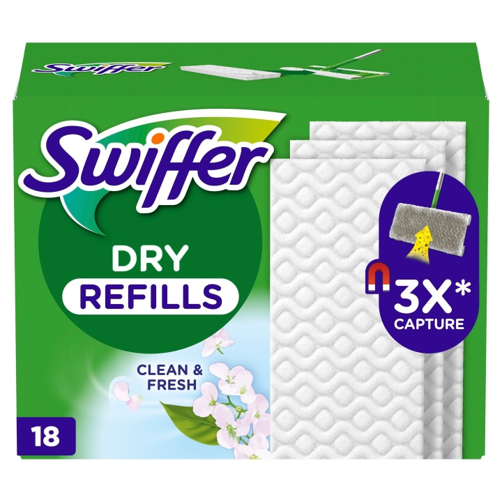 Swiffer Refilldukar 18 st torra med doft in de groep HUISHOUDEN & TUIN / Schoonmaakproducten / Overige schoonmaakaccessoires bij TP E-commerce Nordic AB (D16492)