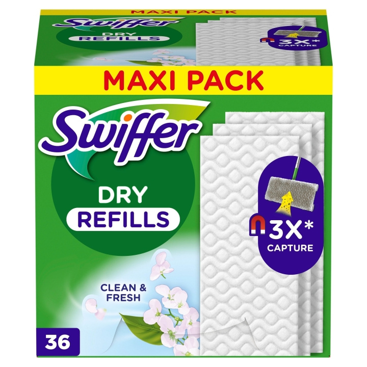 Swiffer Refilldukar 36 st torra med doft in de groep HUISHOUDEN & TUIN / Schoonmaakproducten / Overige schoonmaakaccessoires bij TP E-commerce Nordic AB (D16493)