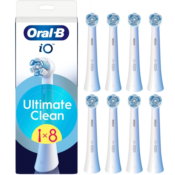 Oral B Borsthuvud iO Ultimate Clean 8st in de groep BEAUTY & HEALTH / Mondverzorging / Elektrische tandenborstelaccessoires bij TP E-commerce Nordic AB (D16513)