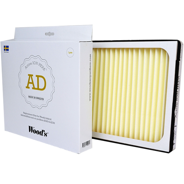 Wood\'s Hepa filter Ion Active AD20/ AD30 in de groep HUISHOUDEN & TUIN / Ventilatoren & Klimaatproducten / Luchtontvochtigers bij TP E-commerce Nordic AB (D16528)