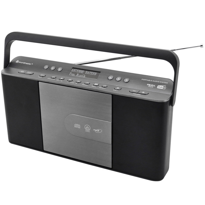 Soundmaster Bärbar radio med snabbval och CD-spelare in de groep HOME ELECTRONICS / Audio & Beeld / Thuisbioscoop, Hifi en Draagbaar / Radio & Wekkers / Draadloze audiozender bij TP E-commerce Nordic AB (D16542)