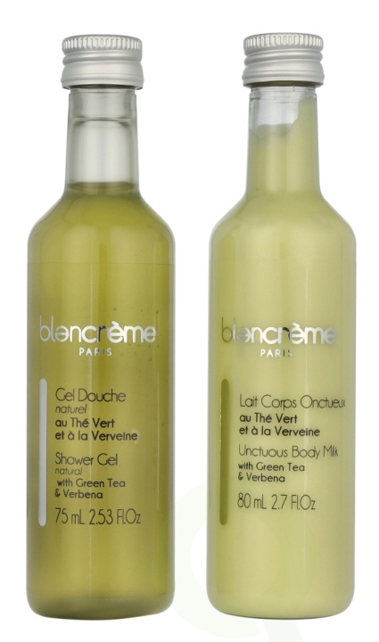 Blancreme Shower Gel + Creamy Body Milk Duo 160 ml 2x80ml - Green Tea & Verbena in de groep BEAUTY & HEALTH / Huidsverzorging / Lichaamsverzorging / Bad- en douchegels bij TP E-commerce Nordic AB (D16561)