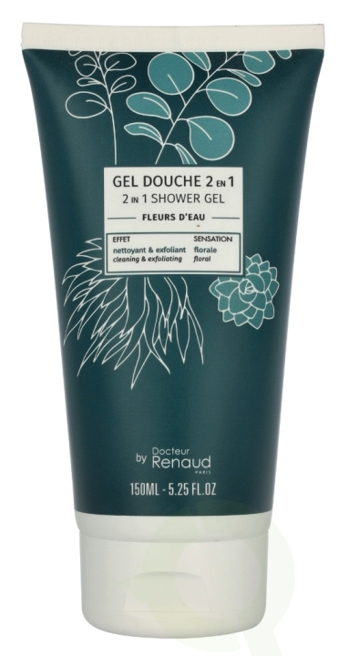 Dr. Renaud 2-In-1 Exfoliating Shower Gel 150 ml Water Flowers in de groep BEAUTY & HEALTH / Huidsverzorging / Lichaamsverzorging / Bad- en douchegels bij TP E-commerce Nordic AB (D16608)