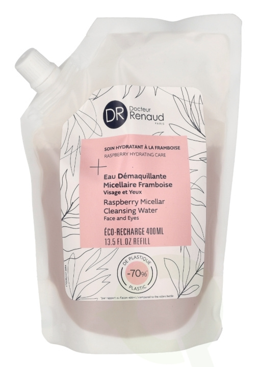 Dr. Renaud Raspberry Micellar Cleansing Water - Refill 400 ml Face And Eyes in de groep BEAUTY & HEALTH / Huidsverzorging / Gezicht / Dagcrème bij TP E-commerce Nordic AB (D16611)