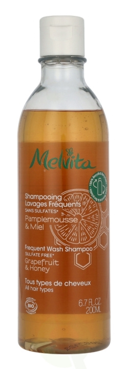 Melvita Frequent Wash Shampoo 200 ml Grapefruit & Honey in de groep BEAUTY & HEALTH / Haar & Styling / Haarverzorging / Shampoo bij TP E-commerce Nordic AB (D16616)