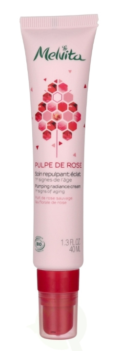 Melvita Pulpe De Rose Pumping Radiance Cream 40 ml in de groep BEAUTY & HEALTH / Huidsverzorging / Gezicht / Dagcrème bij TP E-commerce Nordic AB (D16619)