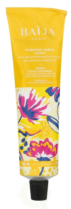 Baija Paris Baija Body Ointment Sunny - Organic Lemon Water And Apricot Kernel Oil 100 ml in de groep BEAUTY & HEALTH / Huidsverzorging / Lichaamsverzorging / Body lotion bij TP E-commerce Nordic AB (D16656)