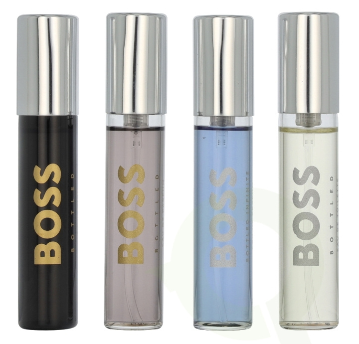 Hugo Boss Miniatures Set 40 ml 4x10ml - Boss Bottled Edt 10ml/Infinite Edp 10ml/EDP 10ml/Parfum 10ml in de groep BEAUTY & HEALTH / Geuren & Parfum / Parfum / Parfum voor haar bij TP E-commerce Nordic AB (D16692)