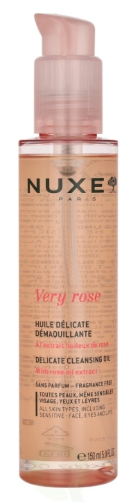 Nuxe Very Rose Gentle Cleansing Oil 150 ml in de groep BEAUTY & HEALTH / Huidsverzorging / Gezicht / Schoonmaak bij TP E-commerce Nordic AB (D16741)