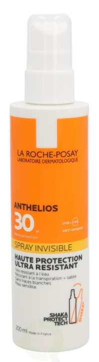 La Roche LRP Anthelios Invisible Spray SPF30 200 ml For Sensible, Ultra Resistant in de groep BEAUTY & HEALTH / Huidsverzorging / Zonnebank / Zonnebescherming bij TP E-commerce Nordic AB (D16753)