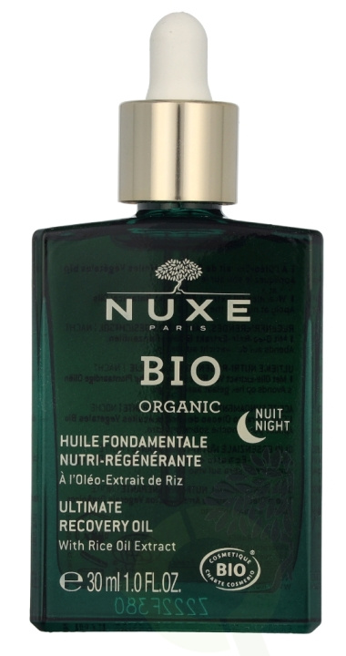 Nuxe Bio Organic Rice Oil Extract Recovery Oil 30 g in de groep BEAUTY & HEALTH / Huidsverzorging / Gezicht / Gezichtsolie bij TP E-commerce Nordic AB (D16762)