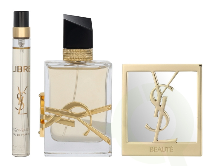 Yves Saint Laurent YSL Libre Giftset 60 ml Edp Spray 50ml/Edp Spray 10ml/Mirror in de groep BEAUTY & HEALTH / Cadeausets / Cadeausets voor haar bij TP E-commerce Nordic AB (D16764)
