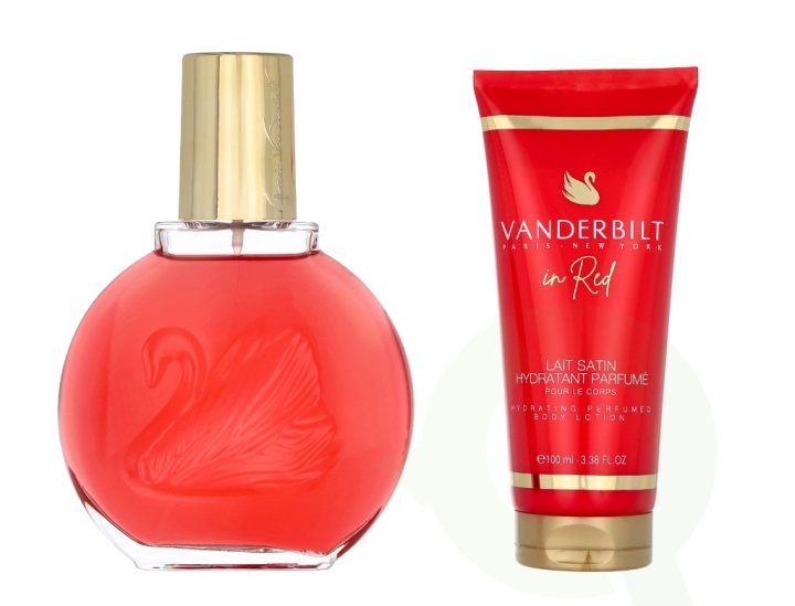 Gloria Vanderbilt In Red Giftset 200 ml Edp Spray 100ml/Body Lotion 100ml in de groep BEAUTY & HEALTH / Cadeausets / Cadeausets voor haar bij TP E-commerce Nordic AB (D16794)