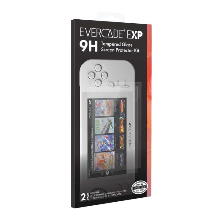 Blaze Evercade Evercade EXP Schermbeschermer van gehard glas in de groep HOME ELECTRONICS / Spelconsoles en accessoires / Overige games bij TP E-commerce Nordic AB (D16836)