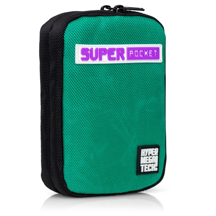 Blaze Evercade Hmt Super Pocket Stoffen Etui - Groen/Zwart in de groep HOME ELECTRONICS / Spelconsoles en accessoires / Overige games bij TP E-commerce Nordic AB (D16858)