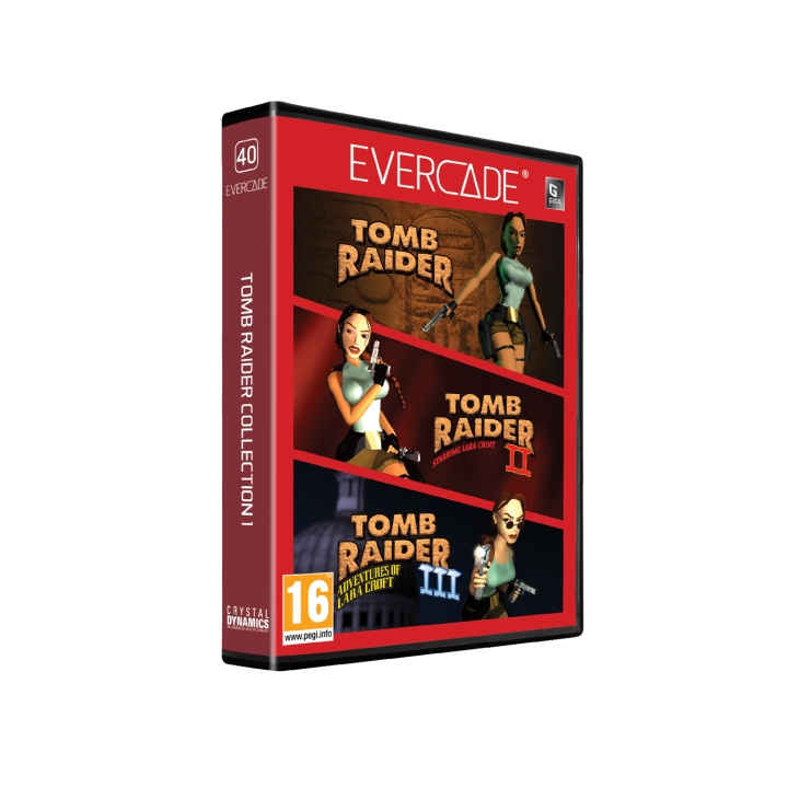 Blaze Evercade Tomb Raider Giga Kaart Col 1 in de groep HOME ELECTRONICS / Spelconsoles en accessoires / Overige games bij TP E-commerce Nordic AB (D16860)