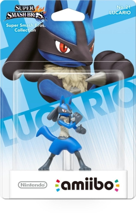 Amiibo Nintendo Amiibo Beeldje Lucario in de groep HOME ELECTRONICS / Spelconsoles en accessoires / Nintendo Switch / Accessoires bij TP E-commerce Nordic AB (D16870)