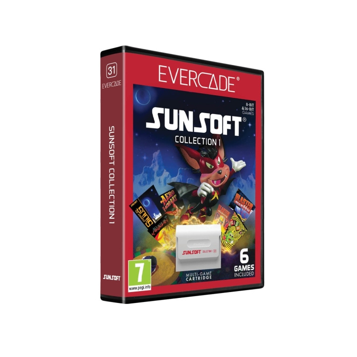 Blaze Evercade Sunsoft Collectie 1 in de groep HOME ELECTRONICS / Spelconsoles en accessoires / Overige games bij TP E-commerce Nordic AB (D16876)