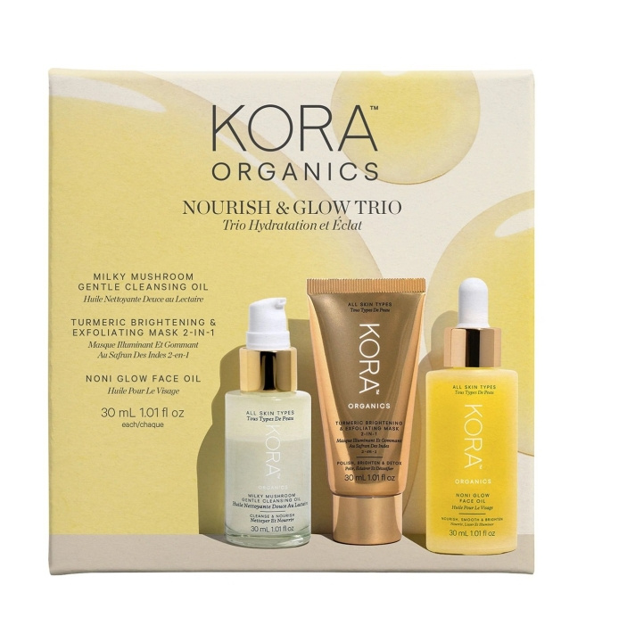 KORA Organics Nourish & Glow Trio Hydratatie Geschenkverpakking in de groep BEAUTY & HEALTH / Cadeausets / Cadeausets voor haar bij TP E-commerce Nordic AB (D16950)
