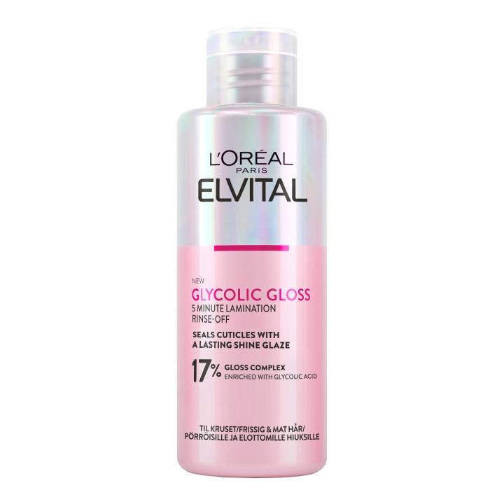 L\'Oreal Paris Elvital Glycolic Gloss behandeling voor normaal haar - 200 ml in de groep BEAUTY & HEALTH / Haar & Styling / Haarverzorging bij TP E-commerce Nordic AB (D16994)