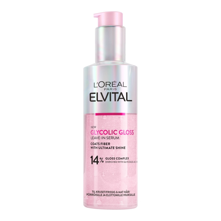 L\'Oreal Paris Elvital Glycolic Gloss leave-in voor normaal haar - 150 ml in de groep BEAUTY & HEALTH / Haar & Styling / Haarverzorging bij TP E-commerce Nordic AB (D16995)