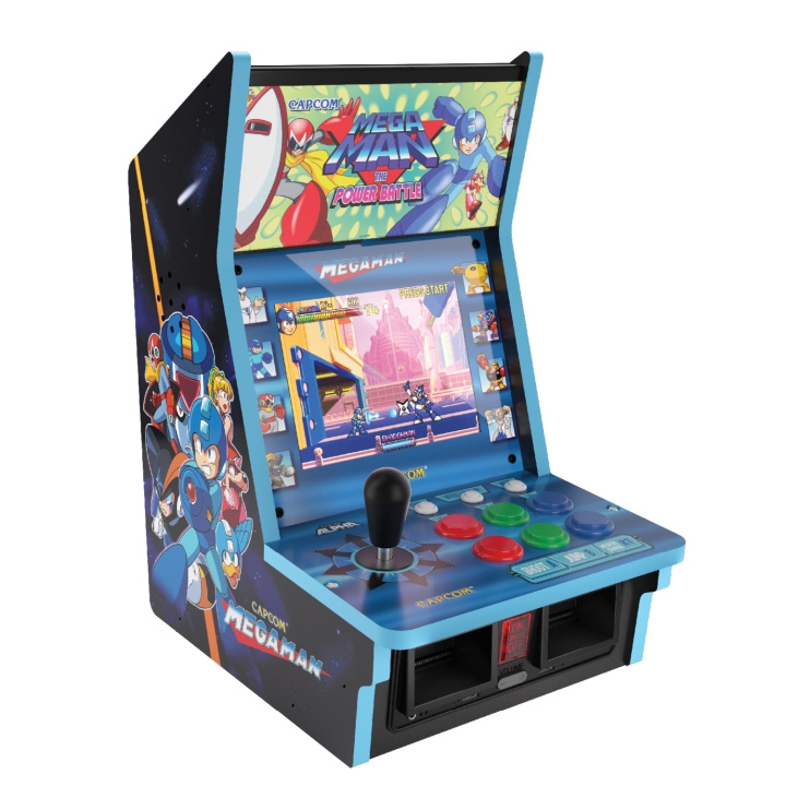 Blaze Evercade Evercade Alpha Mega Man Bartop in de groep HOME ELECTRONICS / Spelconsoles en accessoires / Overige games bij TP E-commerce Nordic AB (D17022)