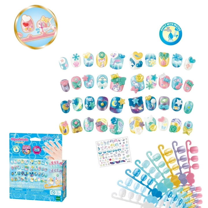 Aquabeads Nagelstudio themavulling - (35060) in de groep SPEELGOED, KINDER- & BABYPRODUCTEN / Speelgoed / Ambachten bij TP E-commerce Nordic AB (D17131)
