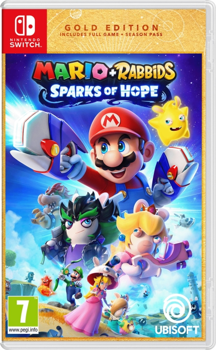 Mario + Rabbids: Sparks of Hope (Gold Edition) (Switch) in de groep HOME ELECTRONICS / Spelconsoles en accessoires / Nintendo Switch / Games bij TP E-commerce Nordic AB (D17157)