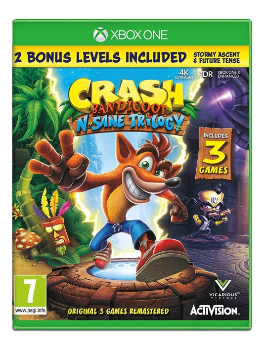 Crash Bandicoot - N\'Sane Trilogy Remastered (XONE) in de groep HOME ELECTRONICS / Spelconsoles en accessoires / Xbox One / Spel bij TP E-commerce Nordic AB (D17172)